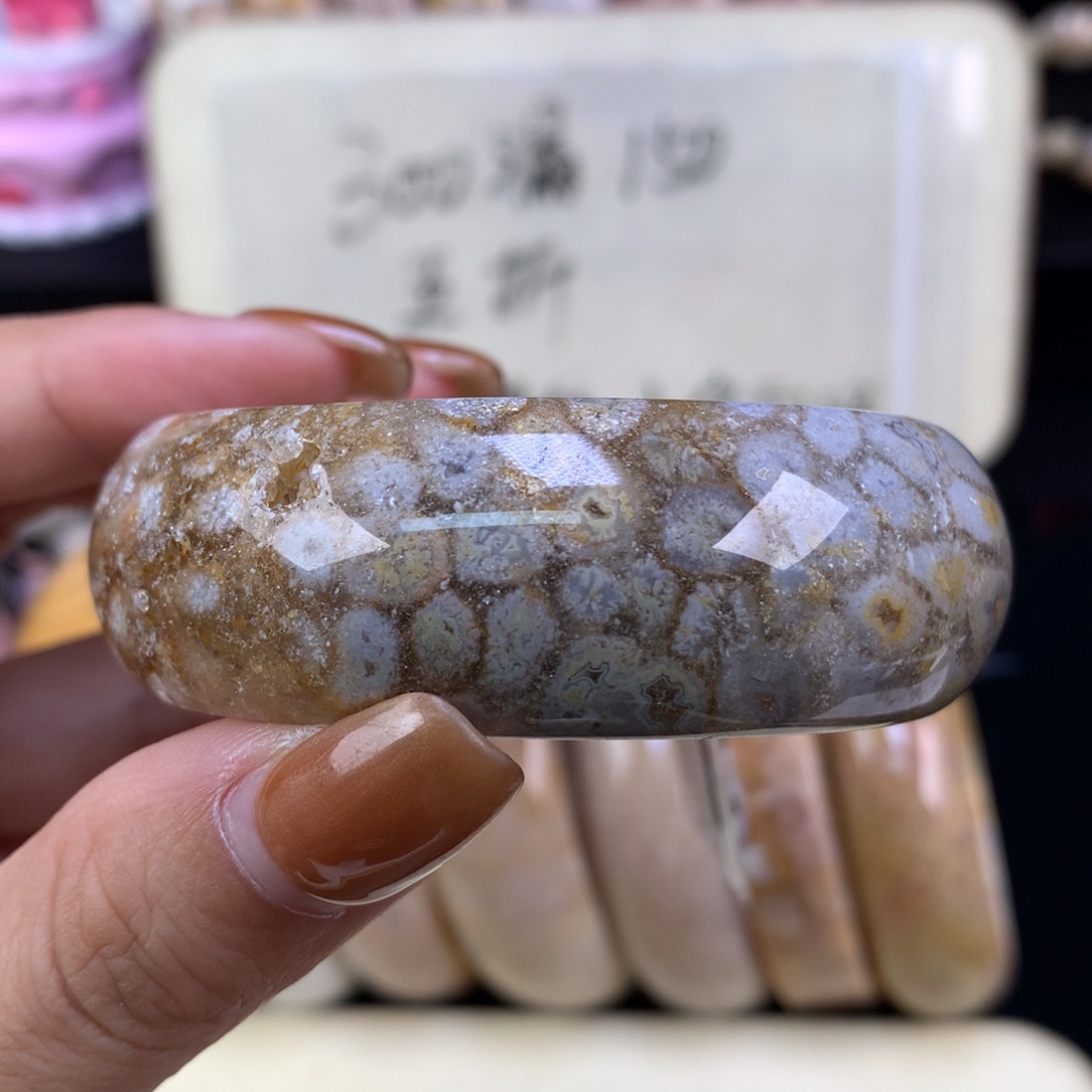 硅化珊瑚（珊瑚玉）未镶嵌颈饰晚场漏价五折51.4口（21号）