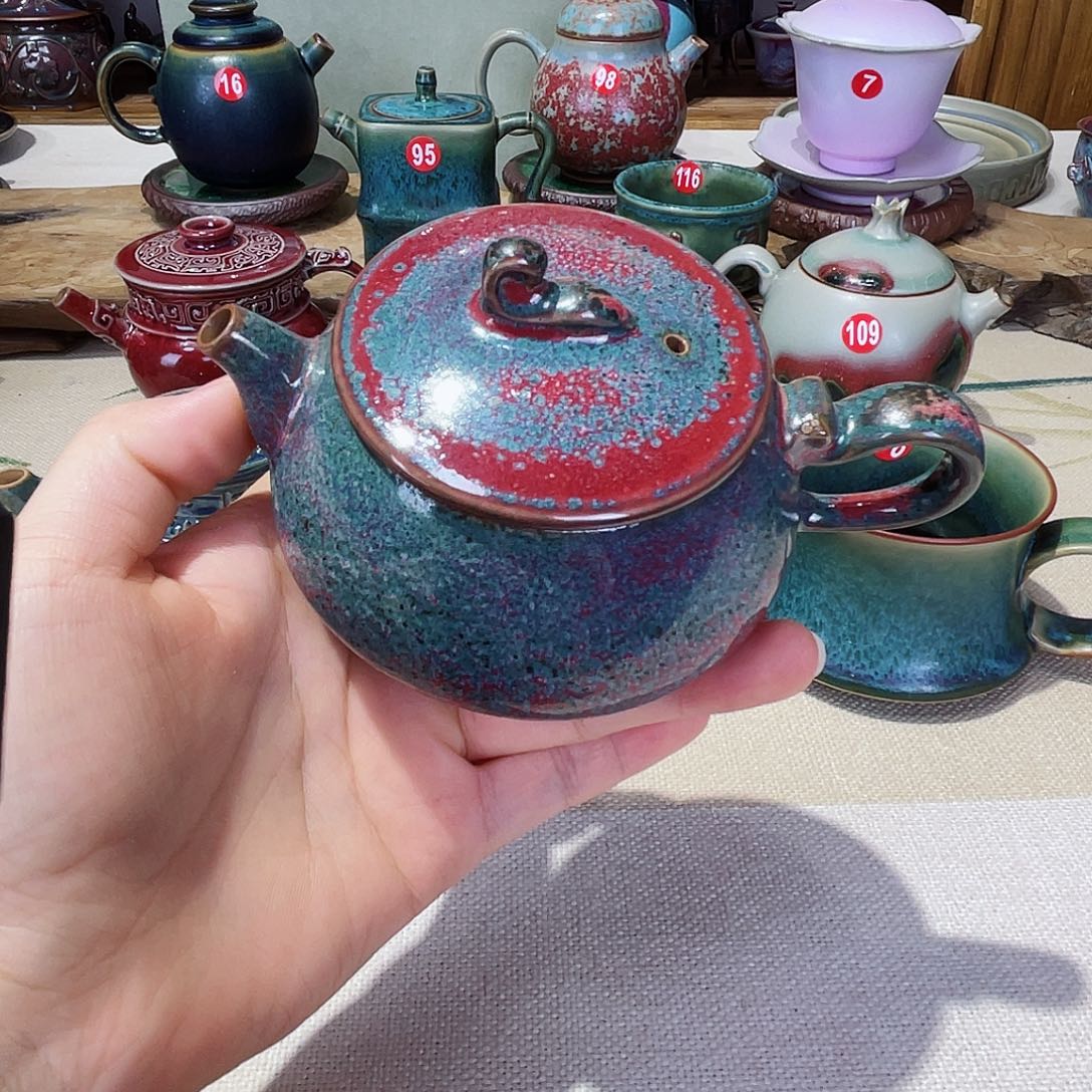 壶禹州钧瓷艺术作品