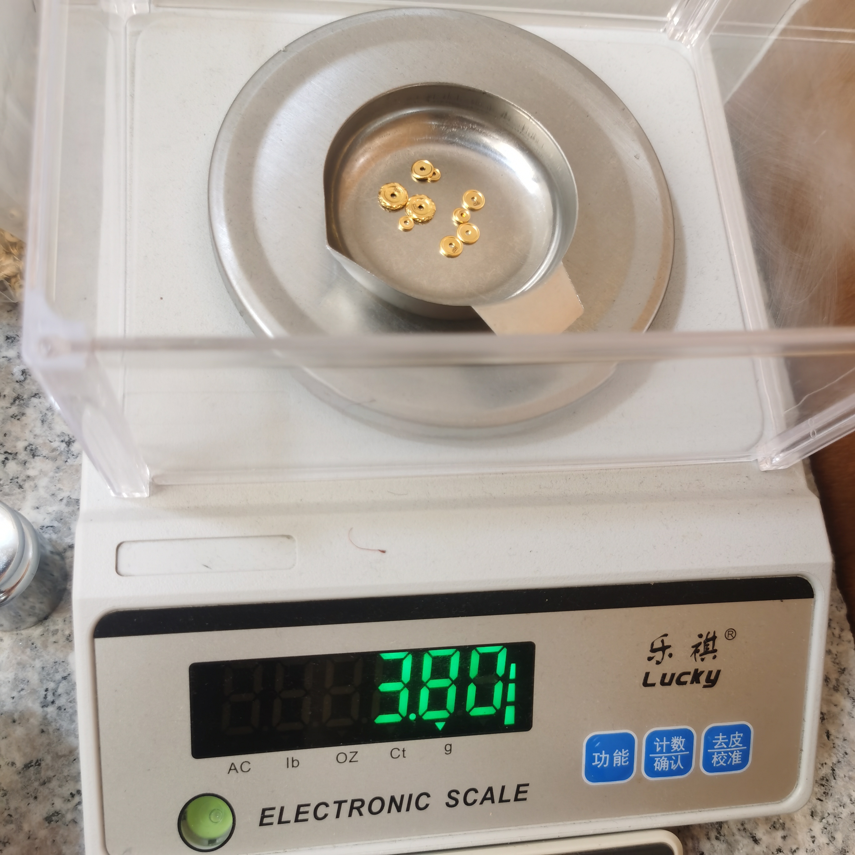 足金黄金文玩配饰