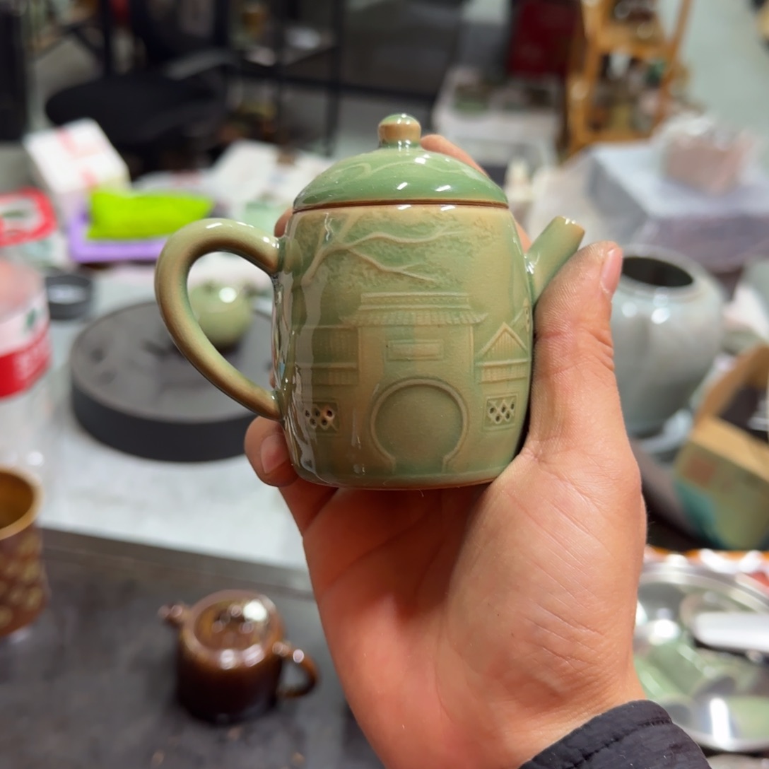 小金茶具青瓷茶器