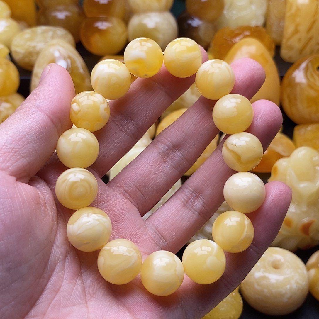 琥珀颈饰未镶嵌琥珀蜜蜡吊坠