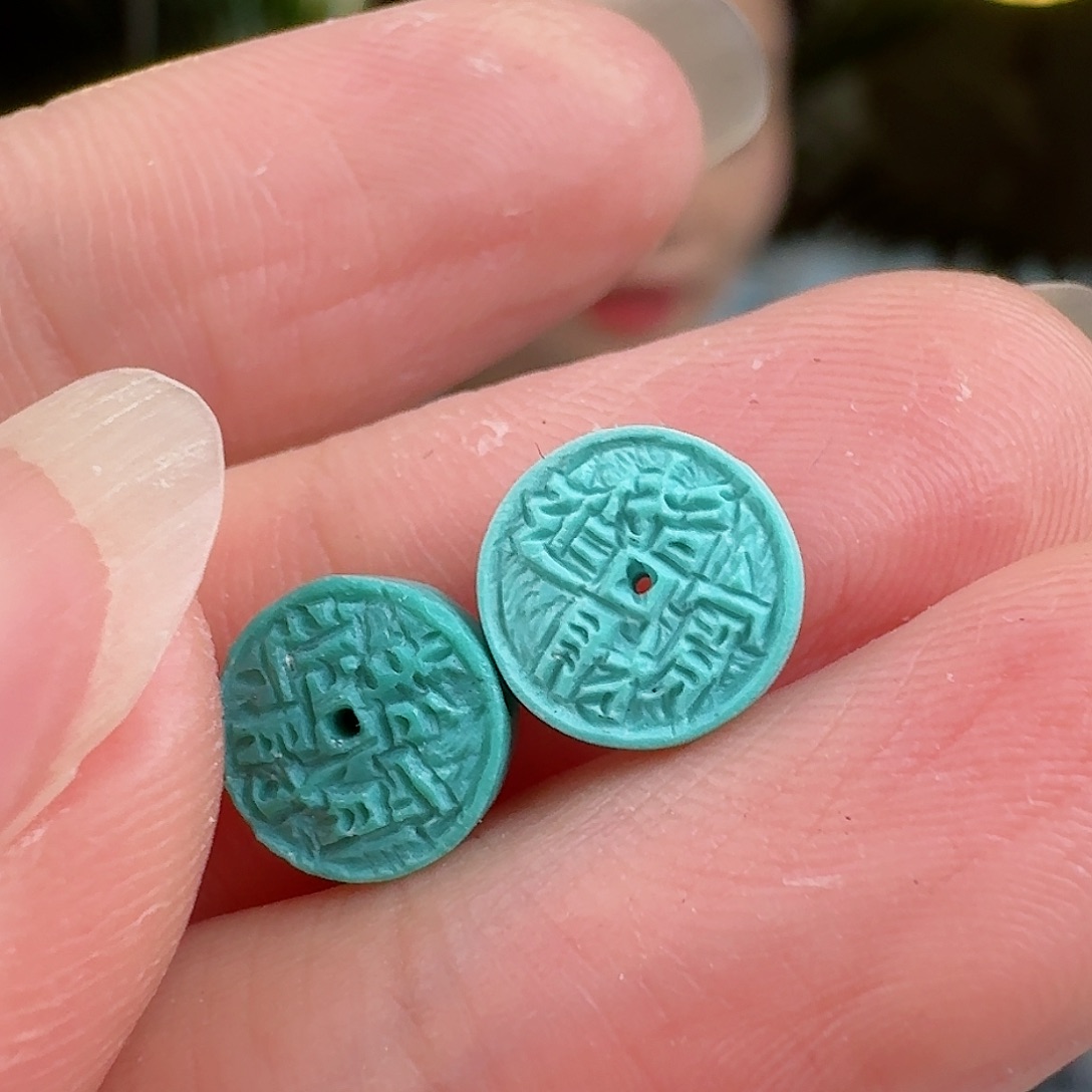 绿松石珠宝奇石未镶嵌