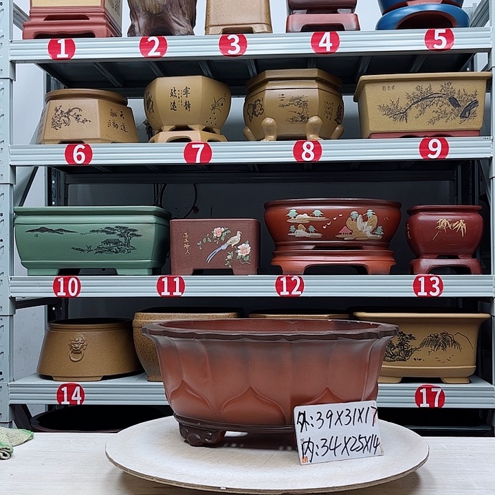 紫砂花盆紫砂花盆