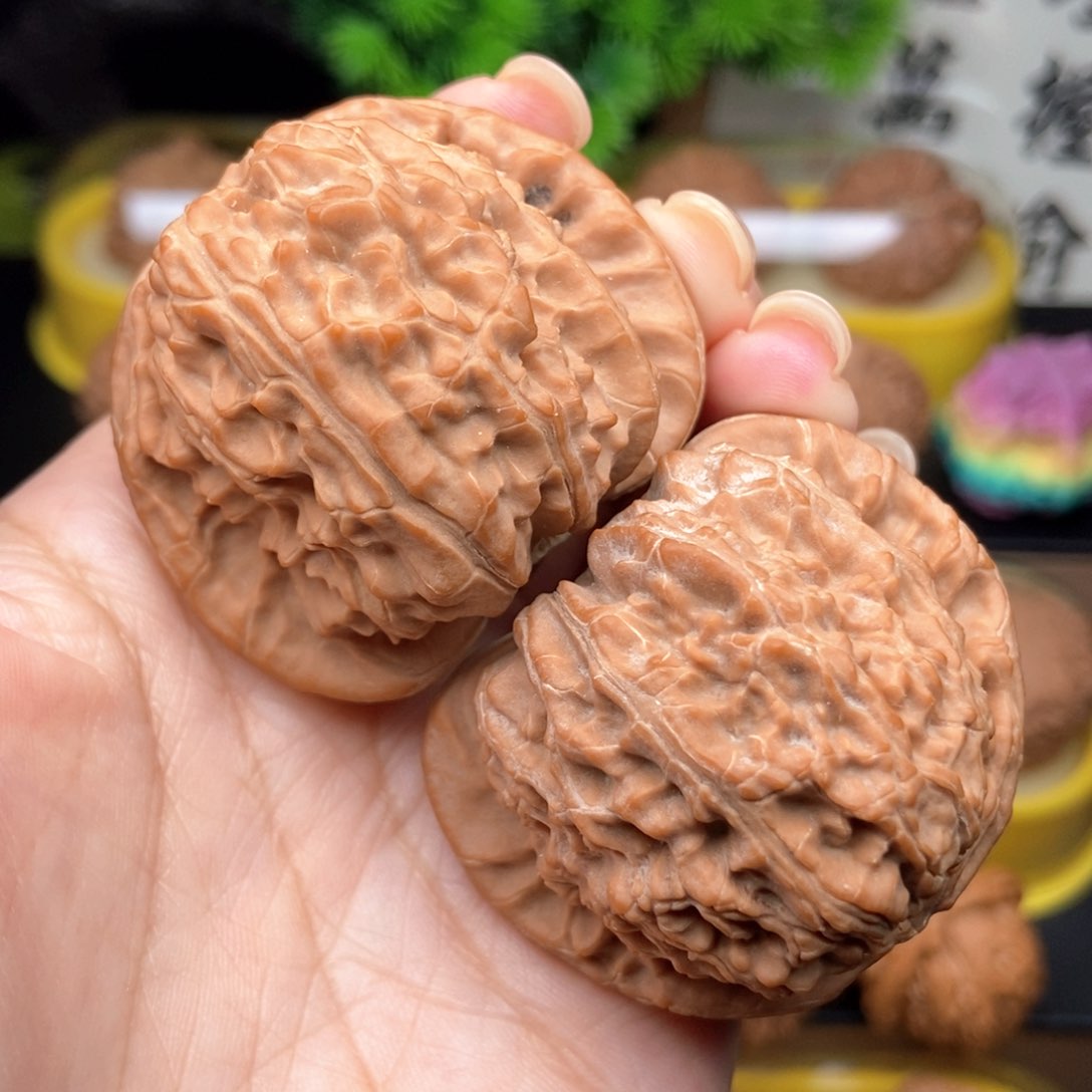 吊坠文玩核桃46白狮子