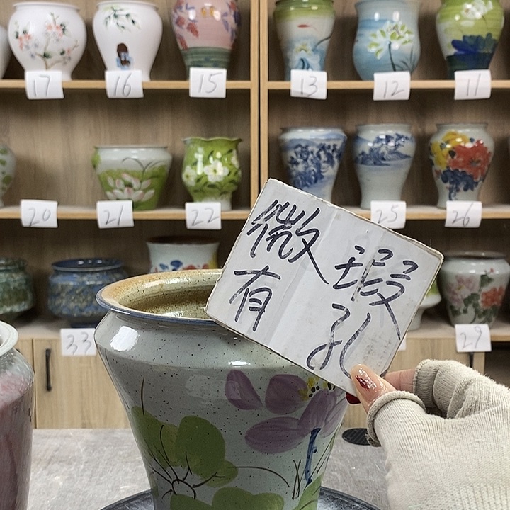 缸13xc景德镇陶瓷花盆