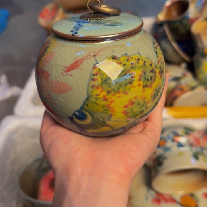 瓷片景德镇陶瓷手工手绘