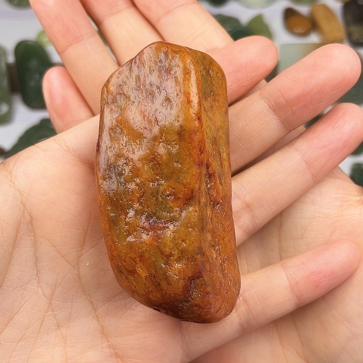 岫岩河磨玉（透闪石质玉）未镶嵌颈饰