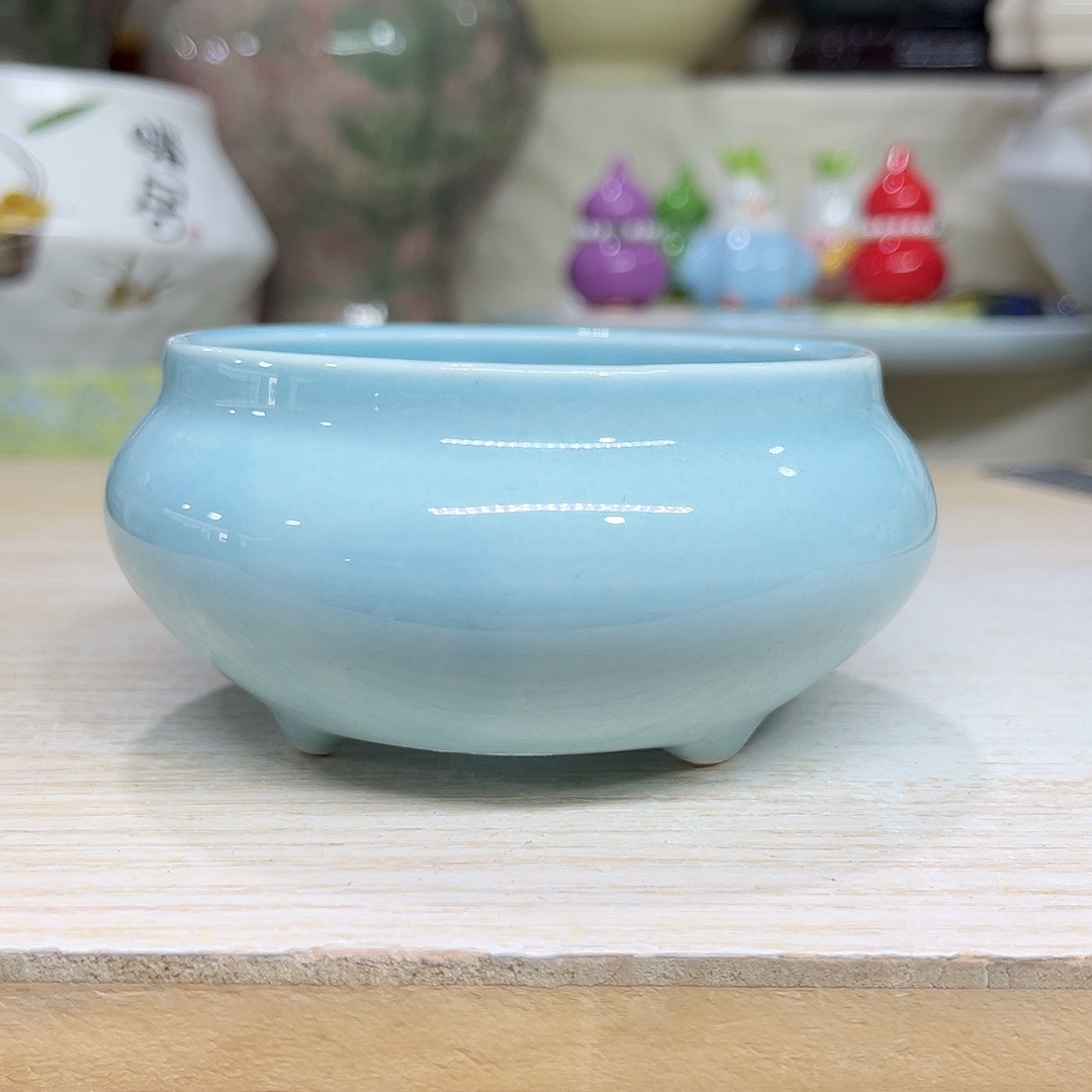 陶瓷绿植多肉微瑕花盆外口径：8*5