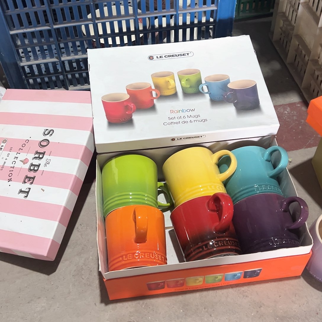 陶瓷 +--马克杯礼盒套装 彩虹色