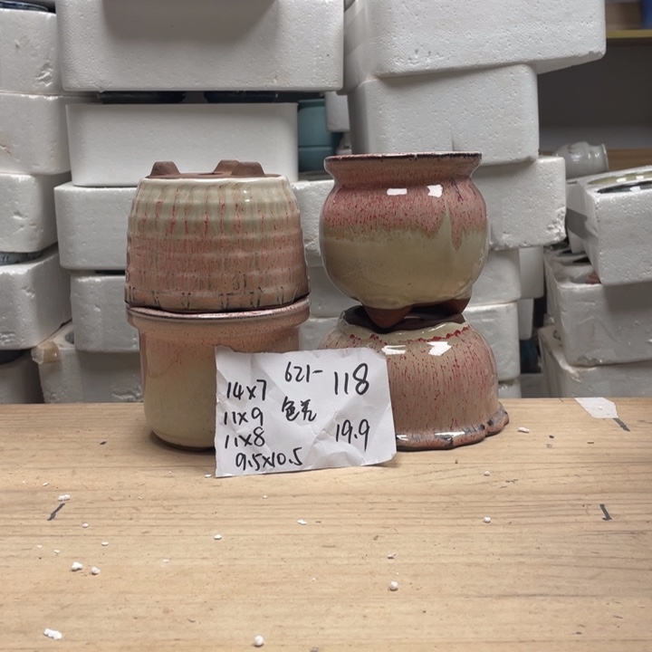 紫砂花盆多肉花盆微瑕118