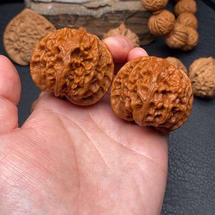 桃核把件尺寸43苹果