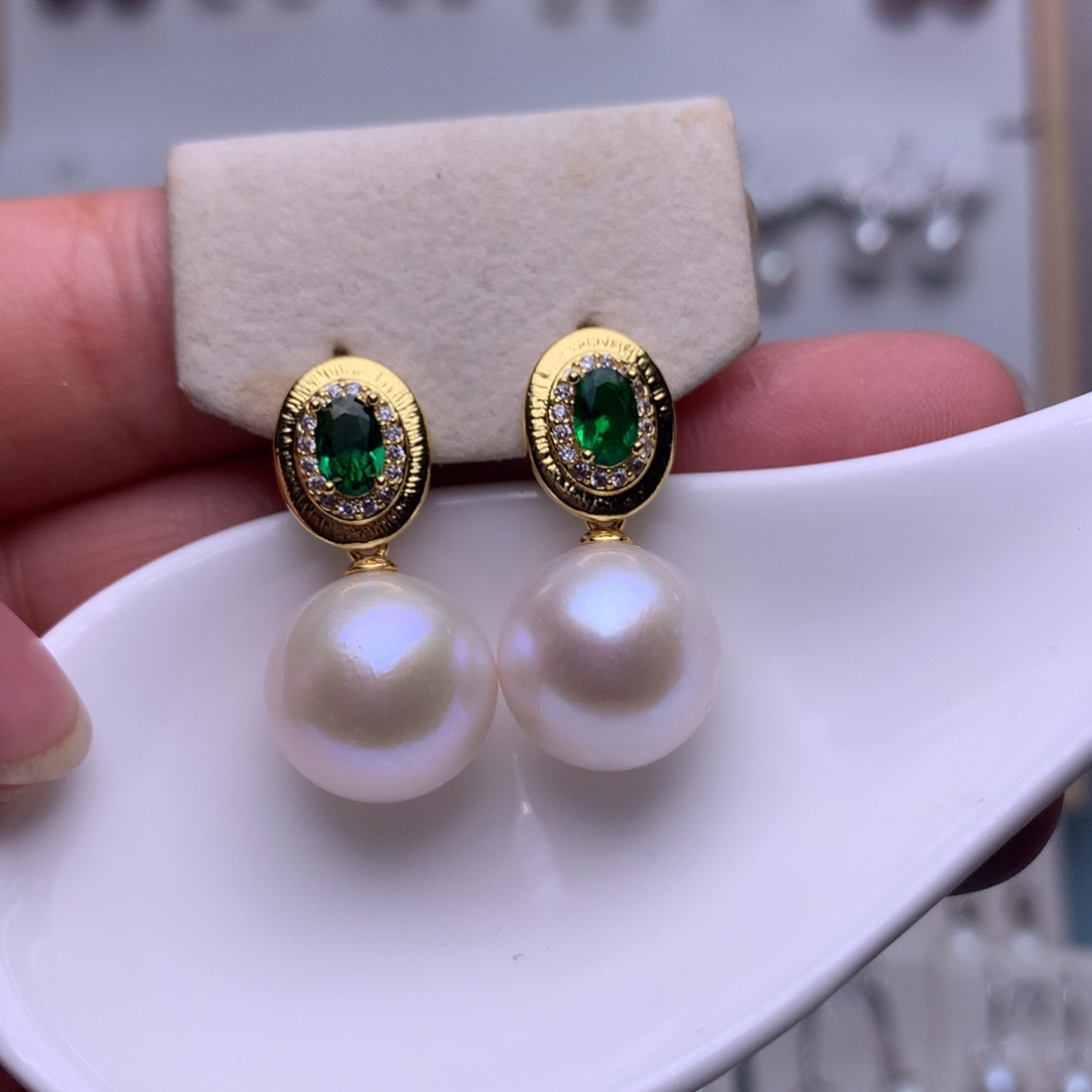 未镶嵌耳饰淡水珍珠