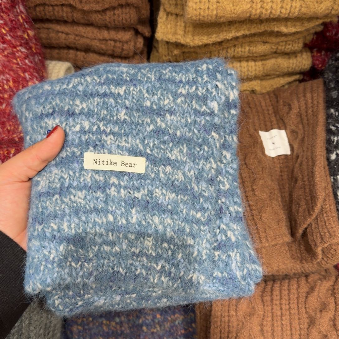 棉大馍馍推荐好看好围巾