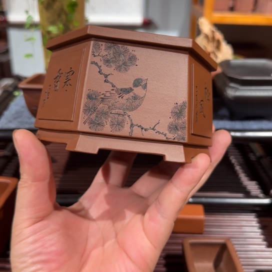 缘****紫砂花盆原矿紫泥