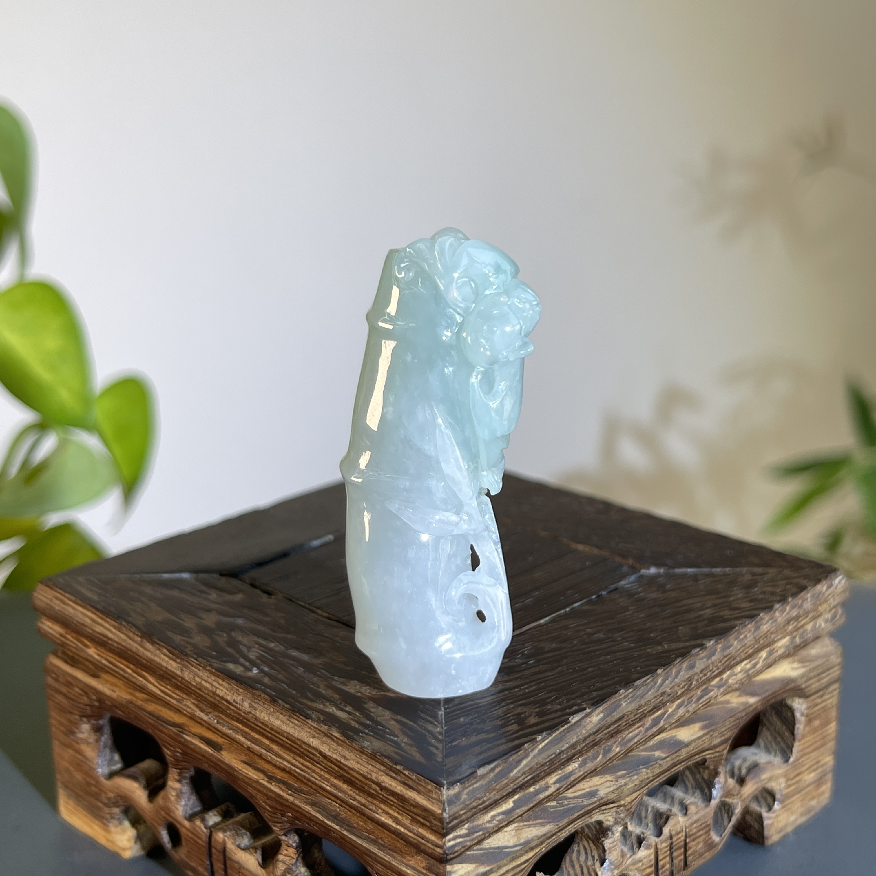 JXA15-28 天然翡翠缅甸A货 节节高升