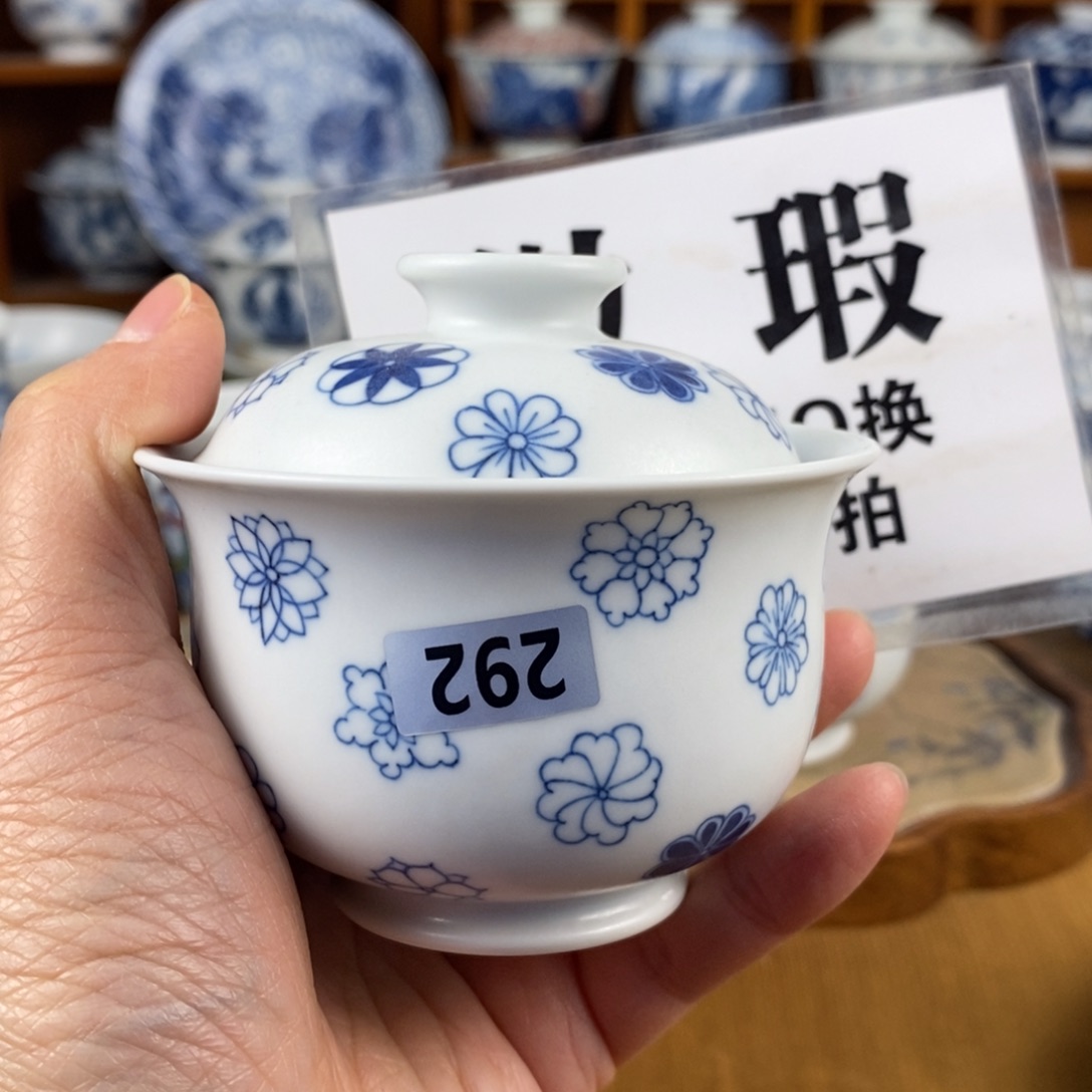 东***胖瓷片景德镇陶瓷手绘茶器292