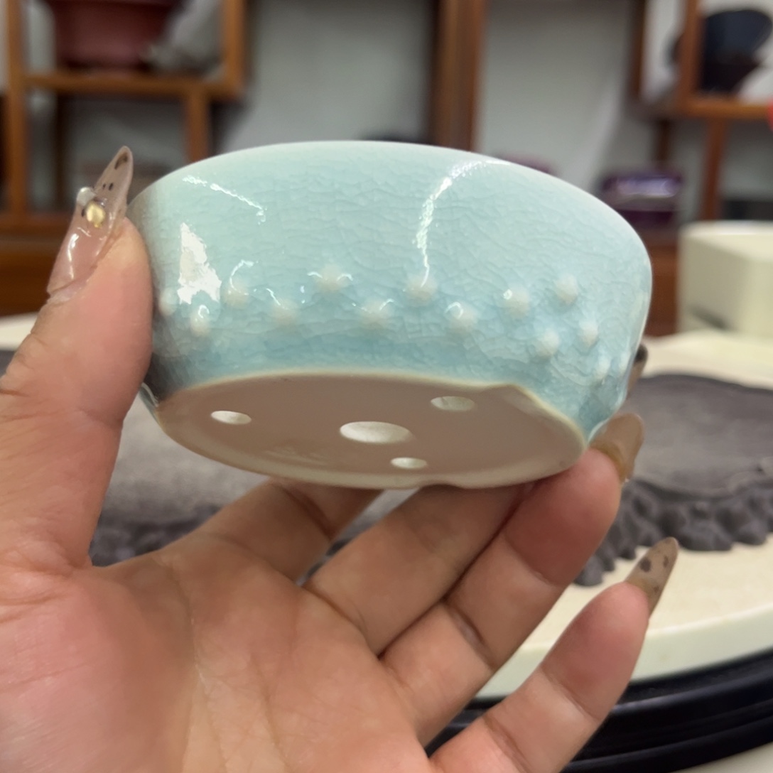 紫砂花盆瑕疵3.5/8.5。。。。。