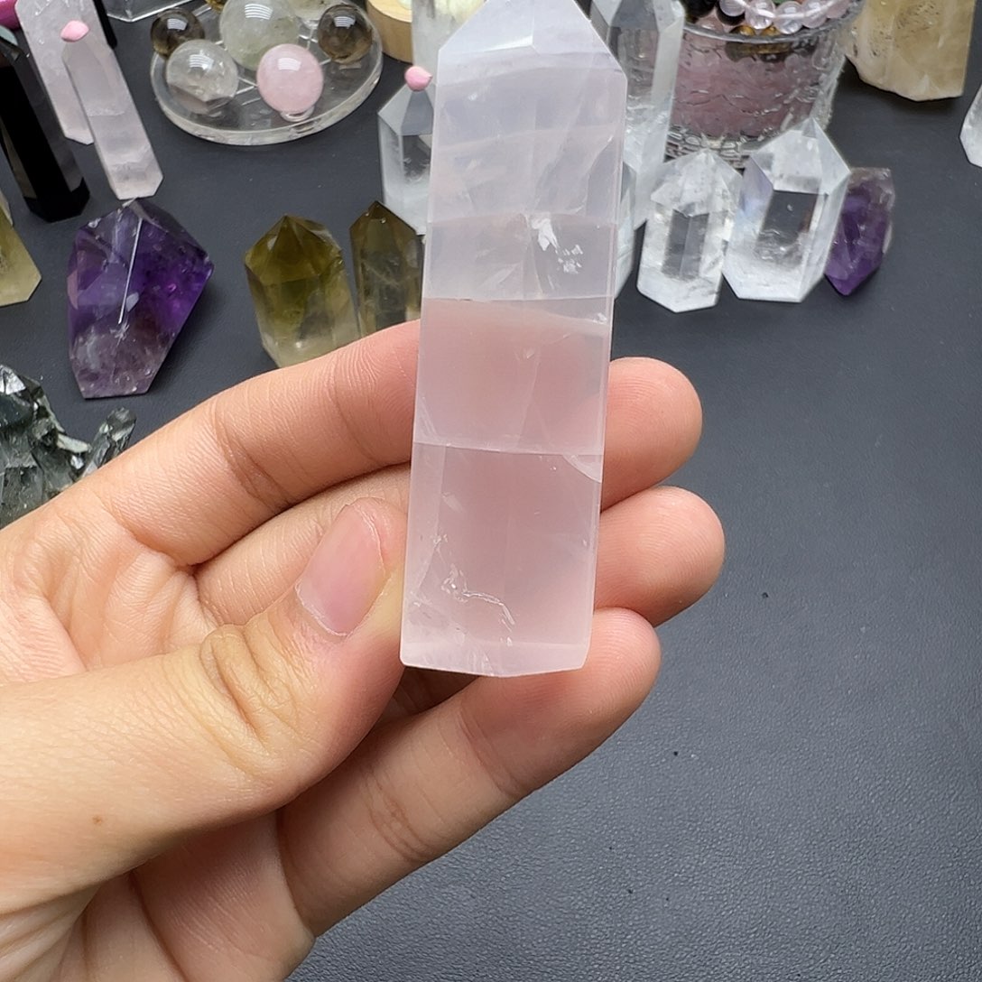 水晶天然水晶半成品未镶嵌微瑕疵