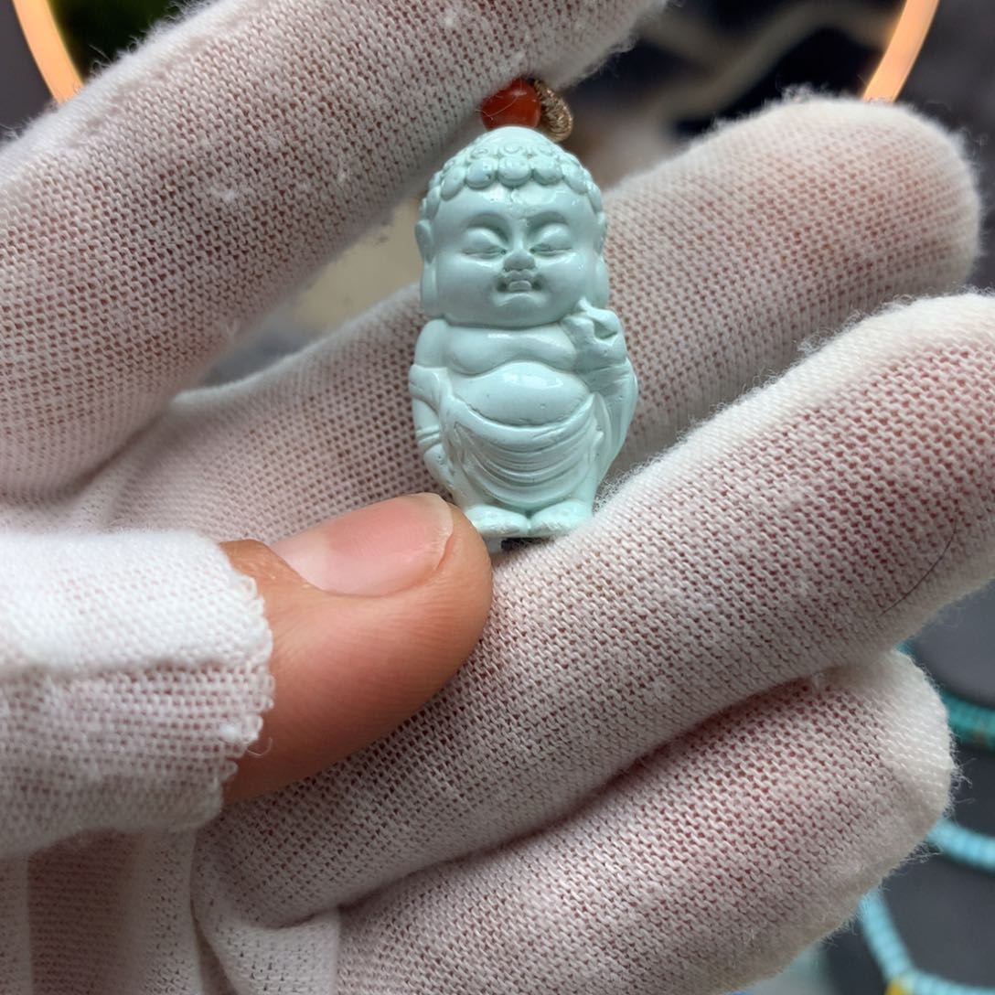 绿松石挂件未镶嵌