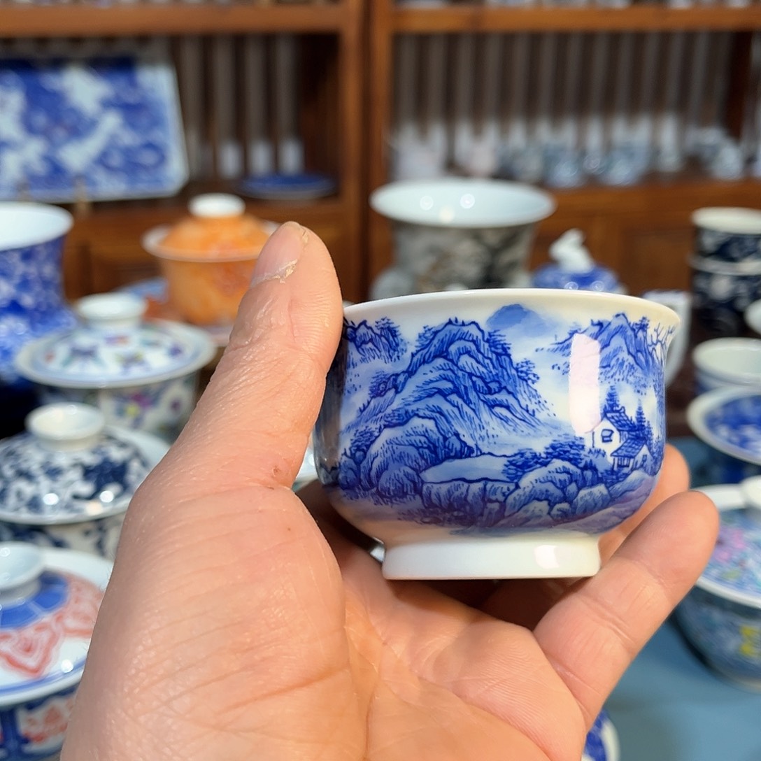 錡镇堂手工手绘杯