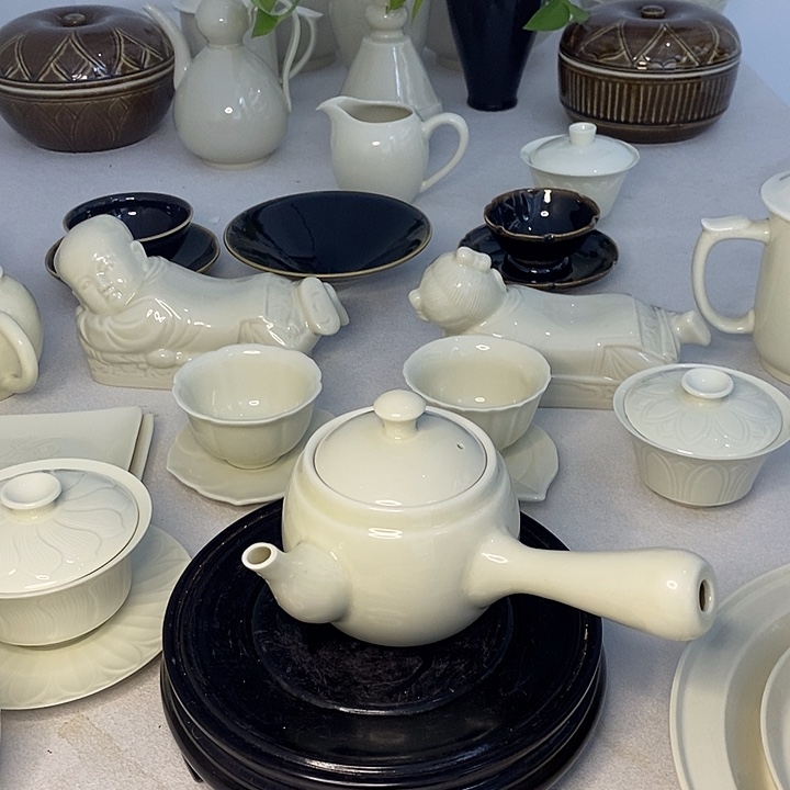 定瓷侧把壶245毫升高温