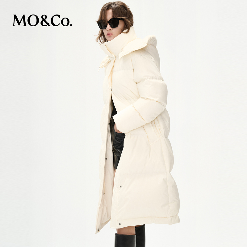 【赵老板专属】MOCO冬可拆连帽长款羽绒服外套MBC4EIN014
