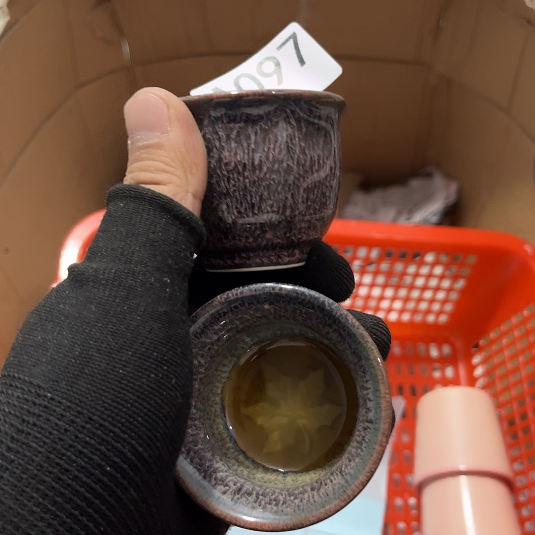 瓷片茶摆件工艺品摆件666