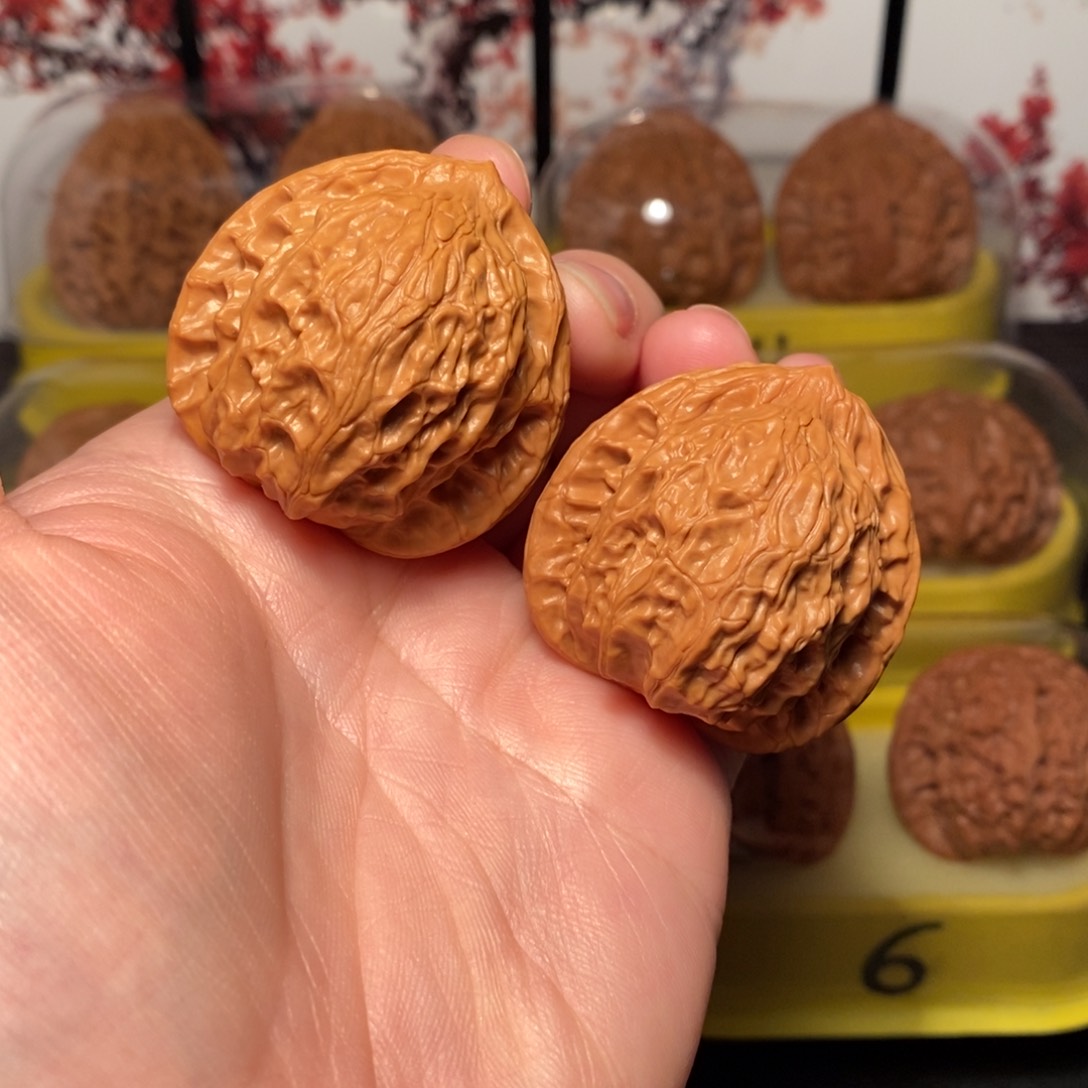 文玩核桃把件39尺平谷寿桃核桃