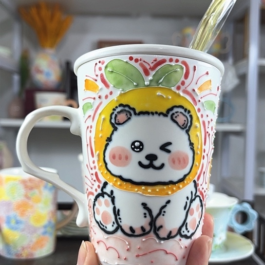 手绘高温釉下彩陶瓷