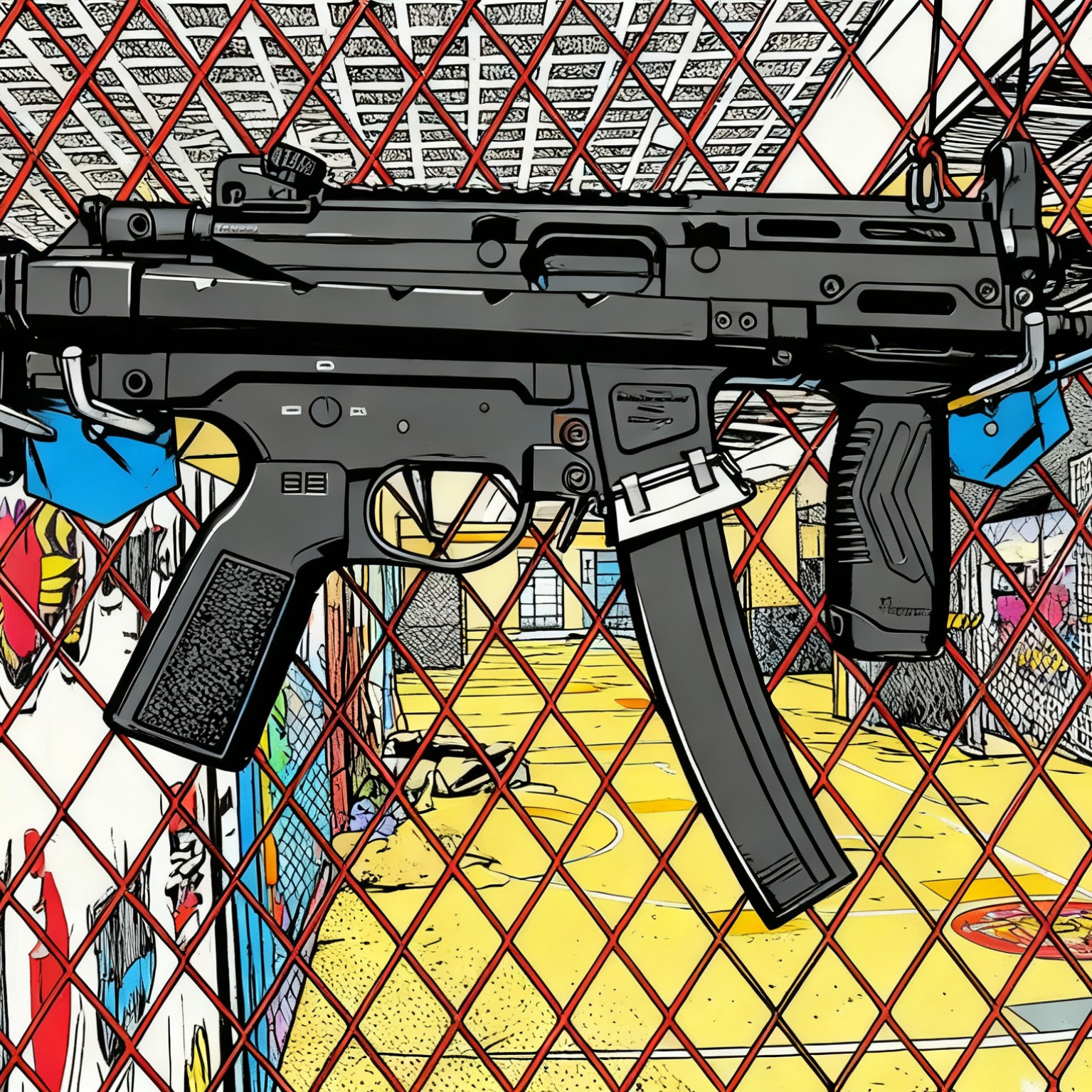 现代化司俊MP5/5K LS5六铝金下机匣模型