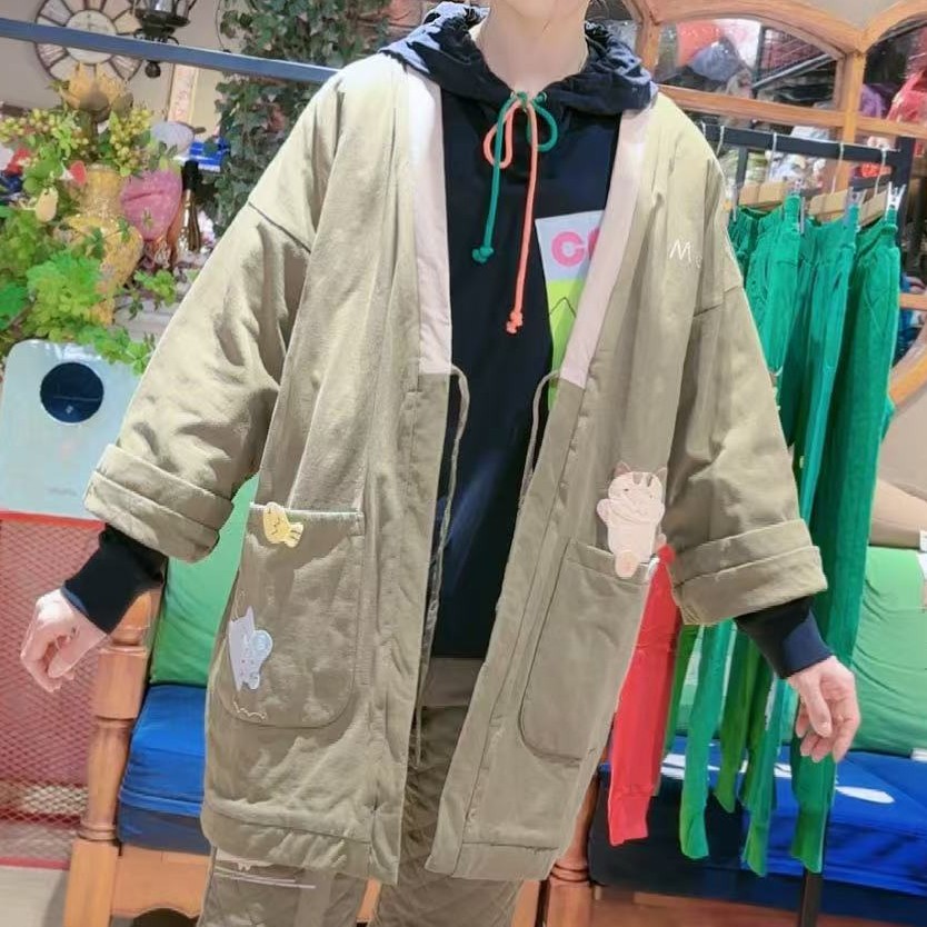 HIKOSEN CARA/卡拉猫慵懒风懒人棉服