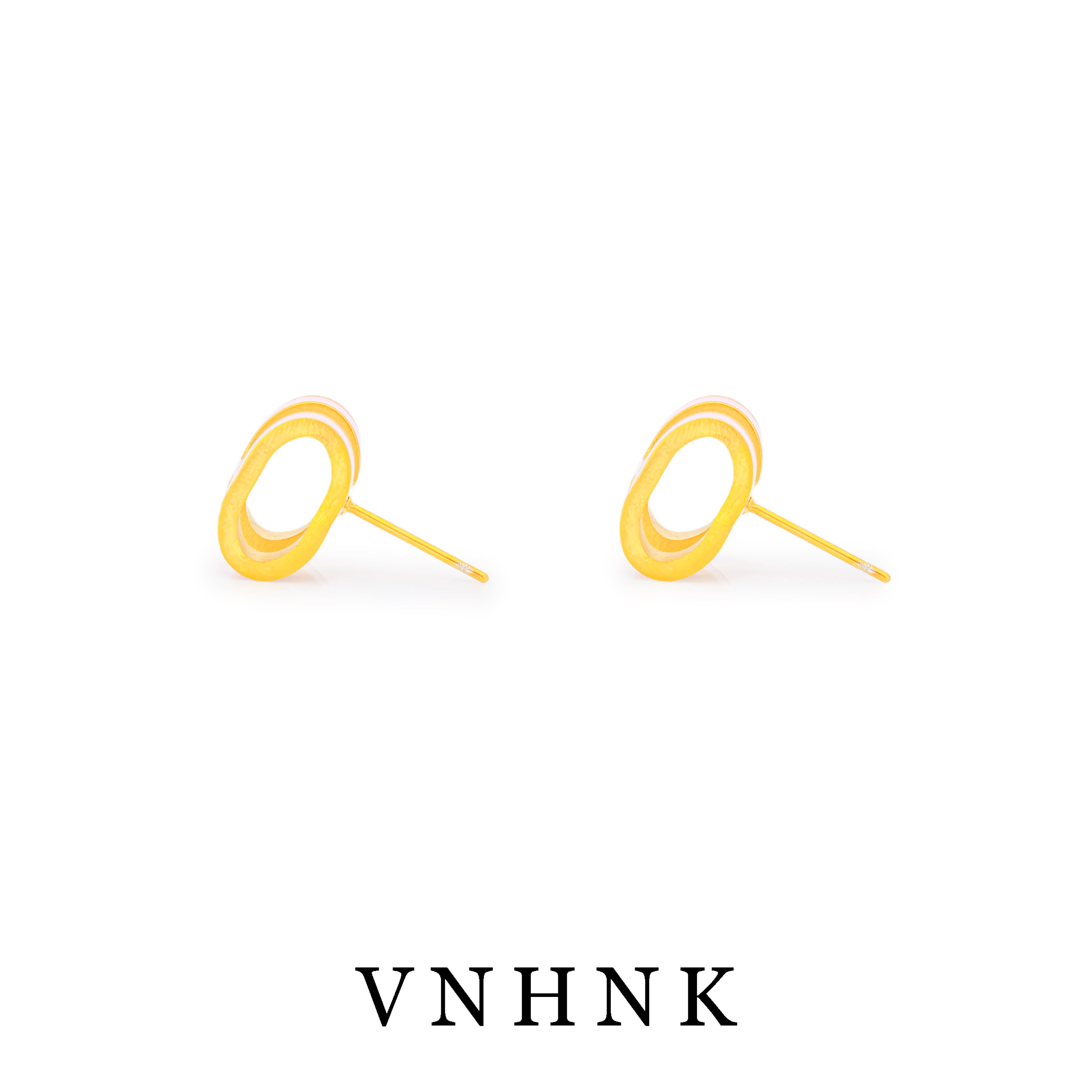 钛钢耳饰 美可儿   A143   金色时尚气质耳环