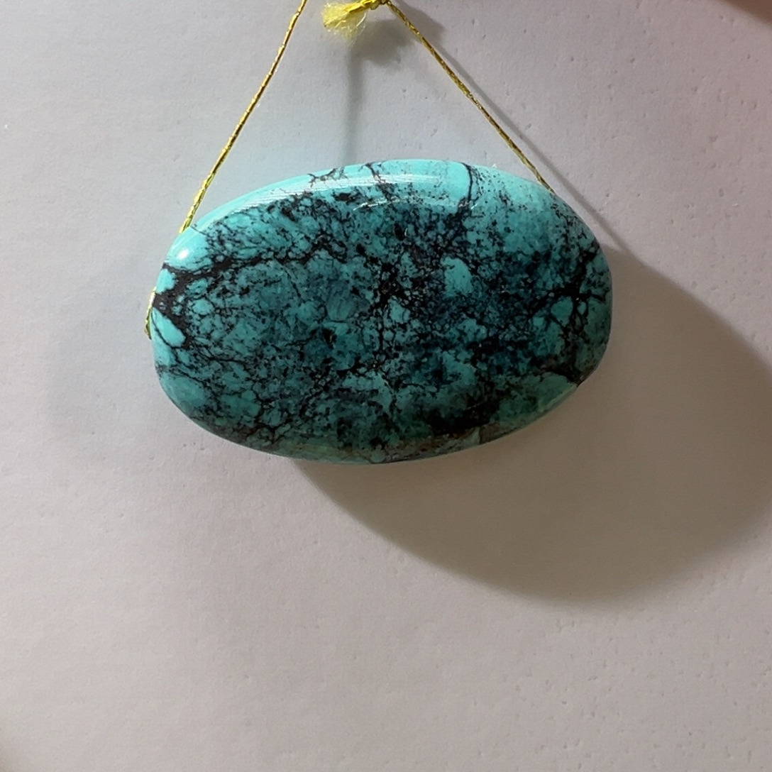 绿松石未镶嵌挂件
