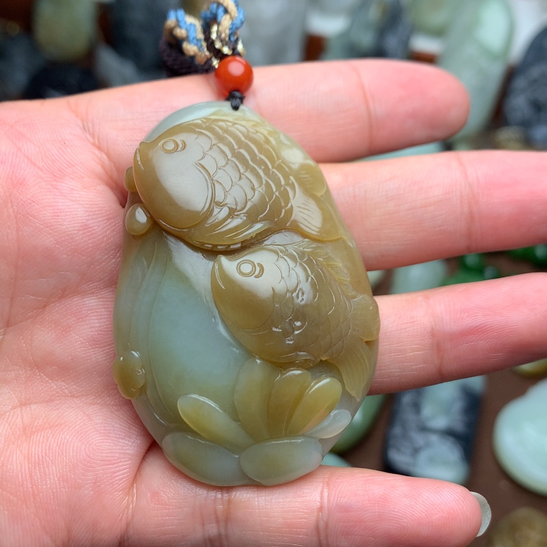 和田玉挂件未镶嵌