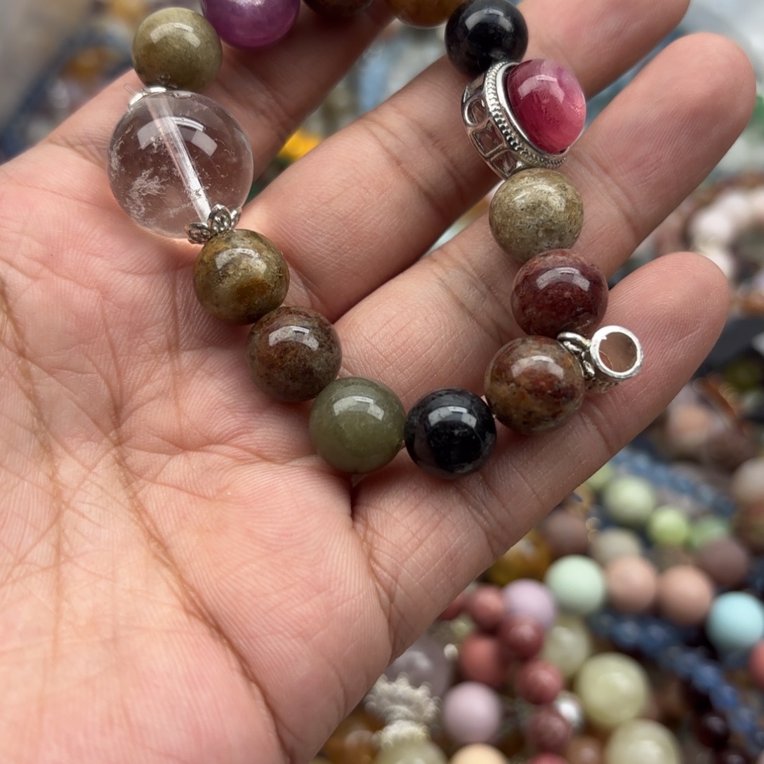 手链银S925镶嵌水晶