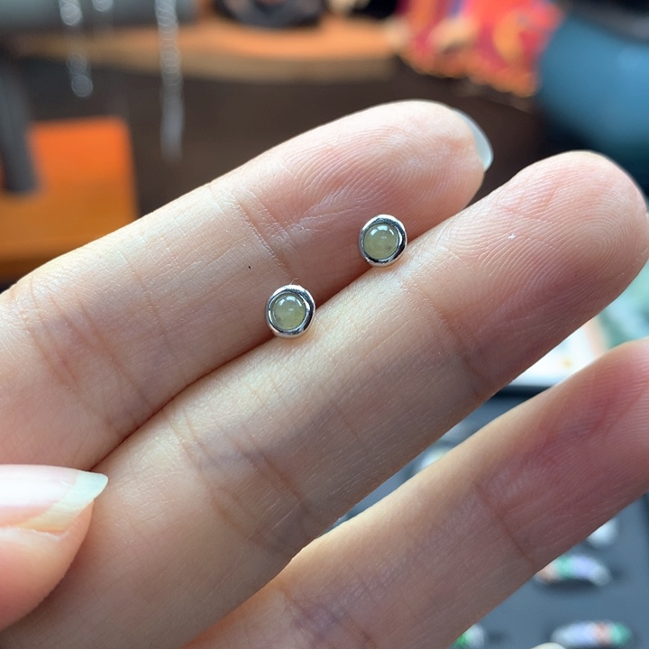 颈饰银S925镶嵌翡翠?****