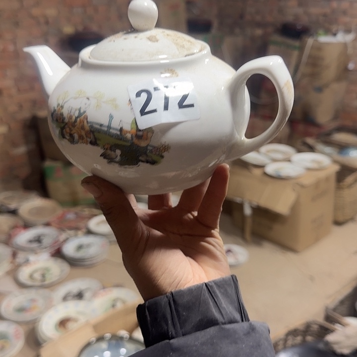 库存瓷片三娘教子