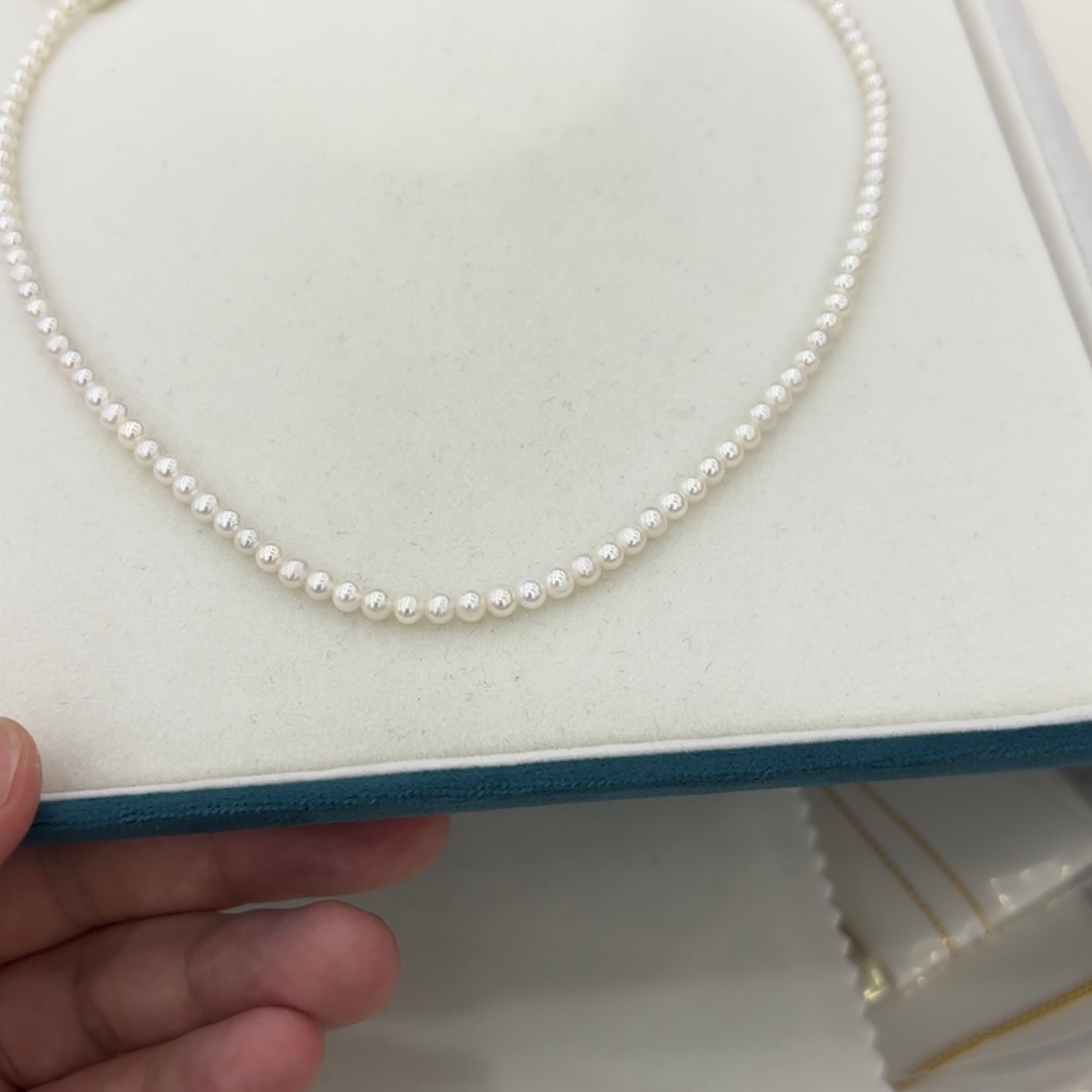 淡水珍珠颈饰银S925镶嵌500
