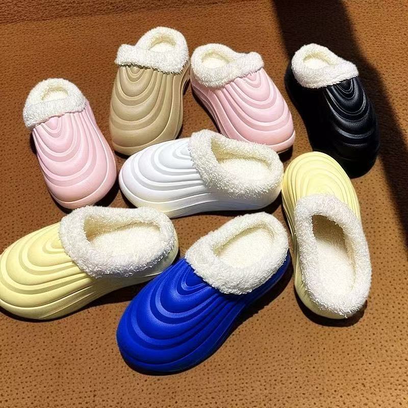 【品牌微瑕疵】亚家防水居家棉拖鞋外穿保暖防滑冬季