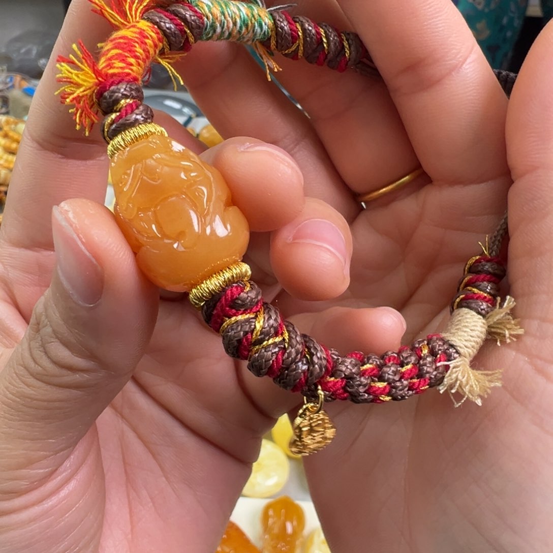 琥珀裸石未镶嵌蜜蜡