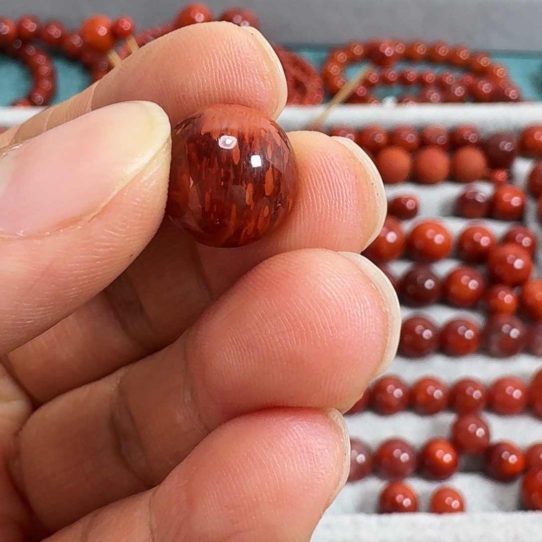 南红玛瑙未镶嵌项链