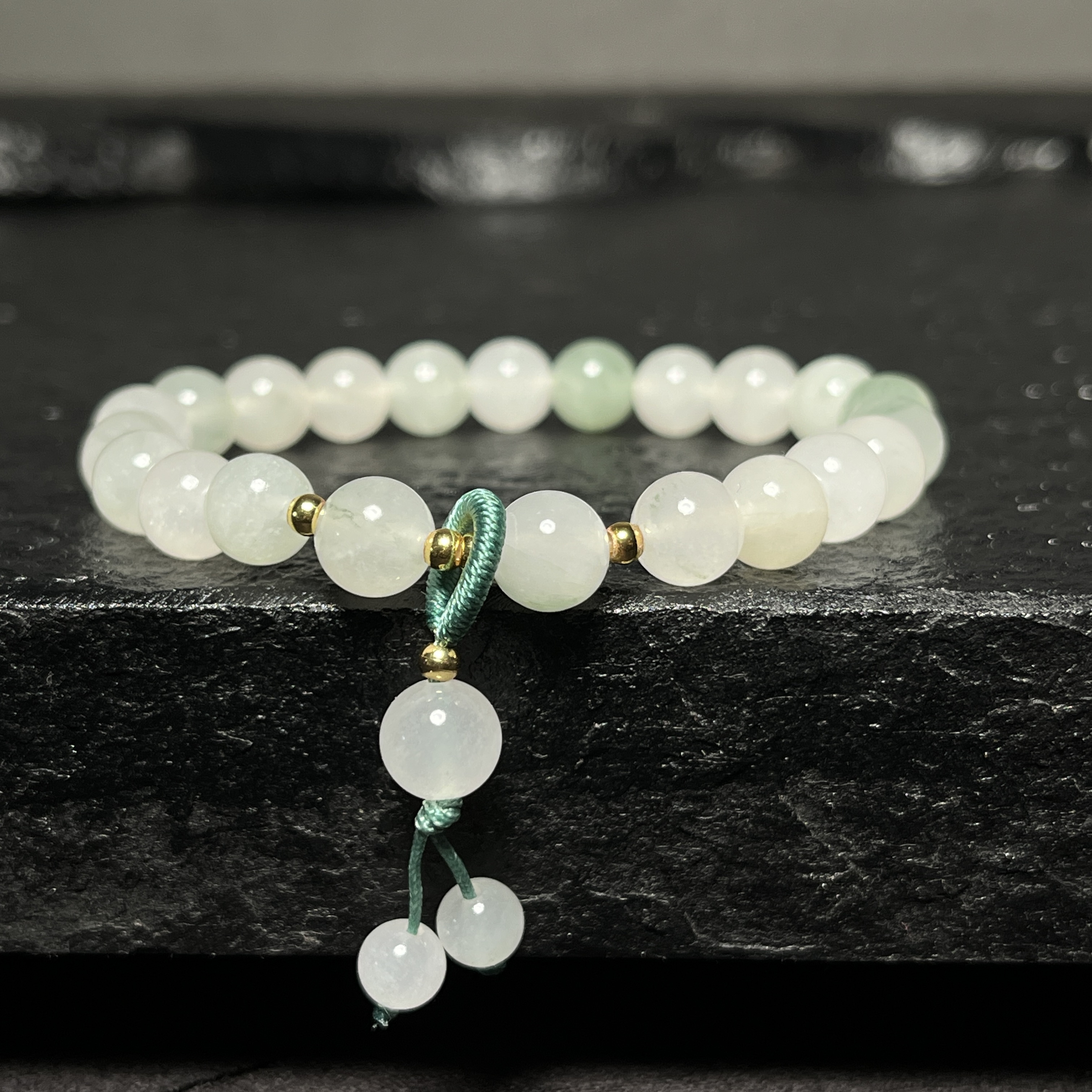 天山翠手串8mm设计款