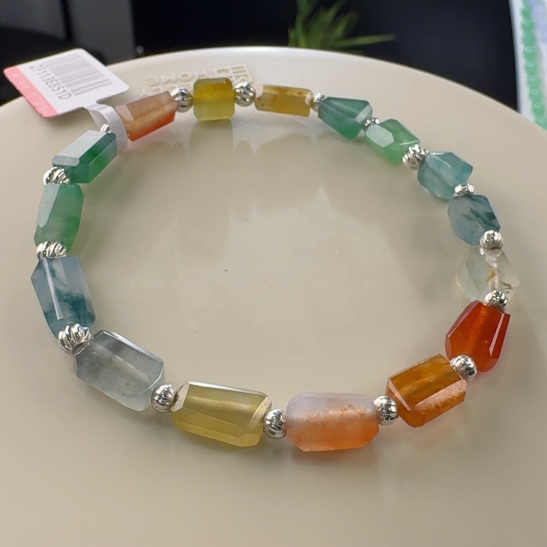 翡翠手链未镶嵌?*酱随型多宝单圈