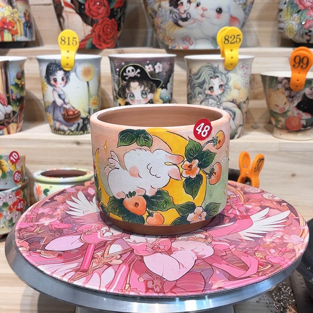 紫砂花盆手工花盆默认微瑕12.5/11微瑕