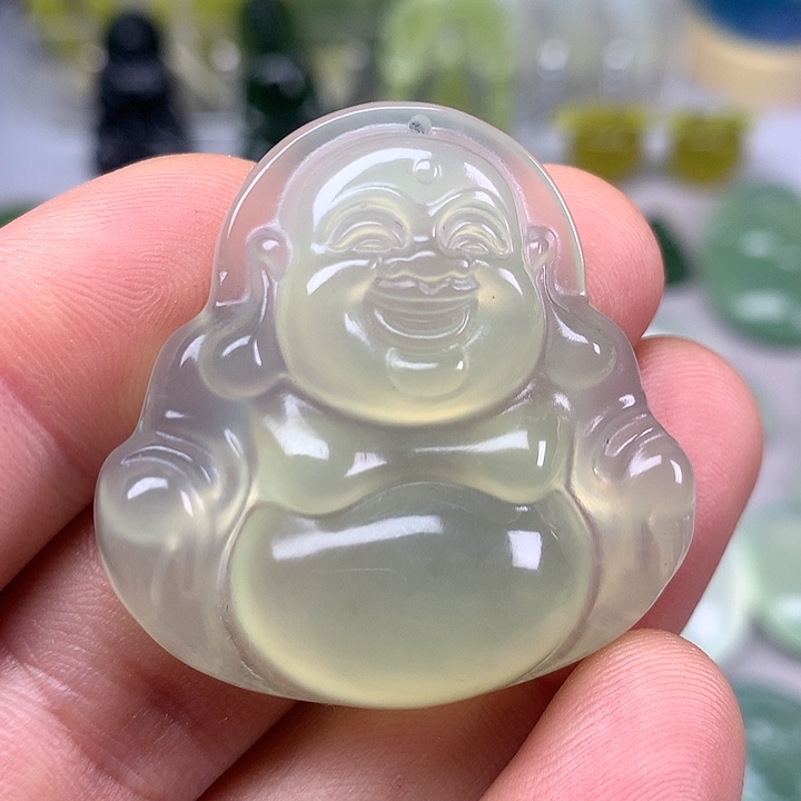 蛇纹石玉挂坠未镶嵌