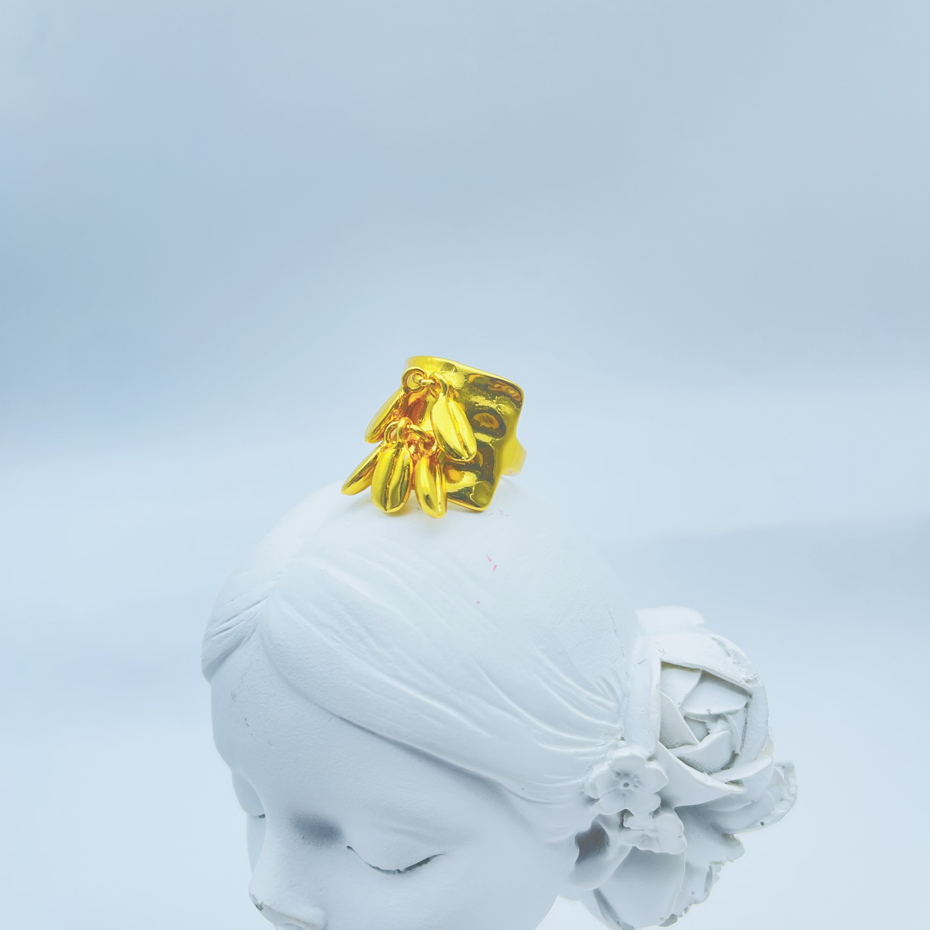 合金戒指 金店同款咖啡豆戒指 76