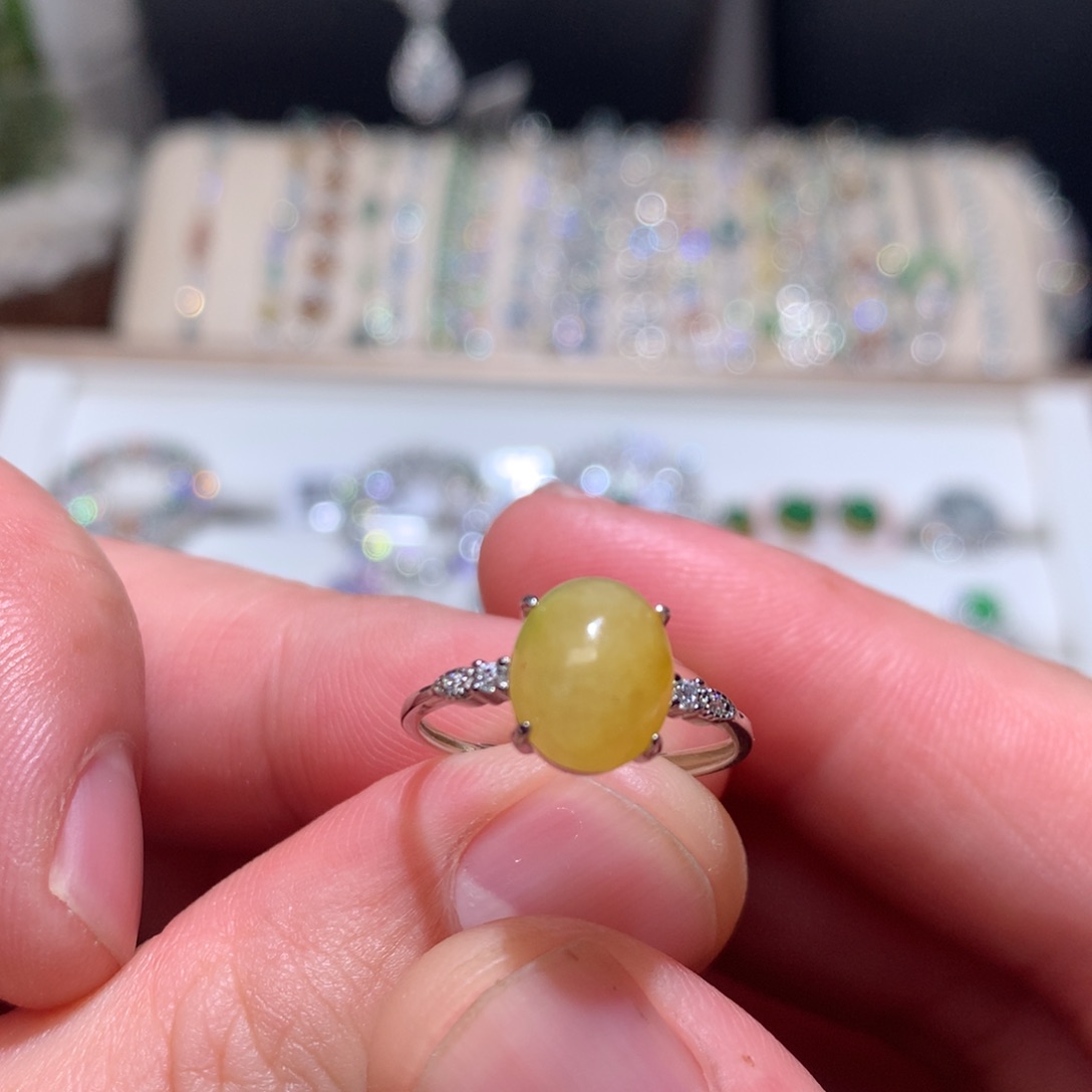 翡翠颈饰银S925镶嵌0002