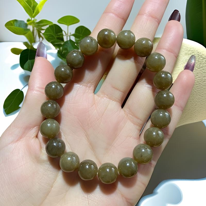 和田玉纯天然糖玉手串百搭圆珠