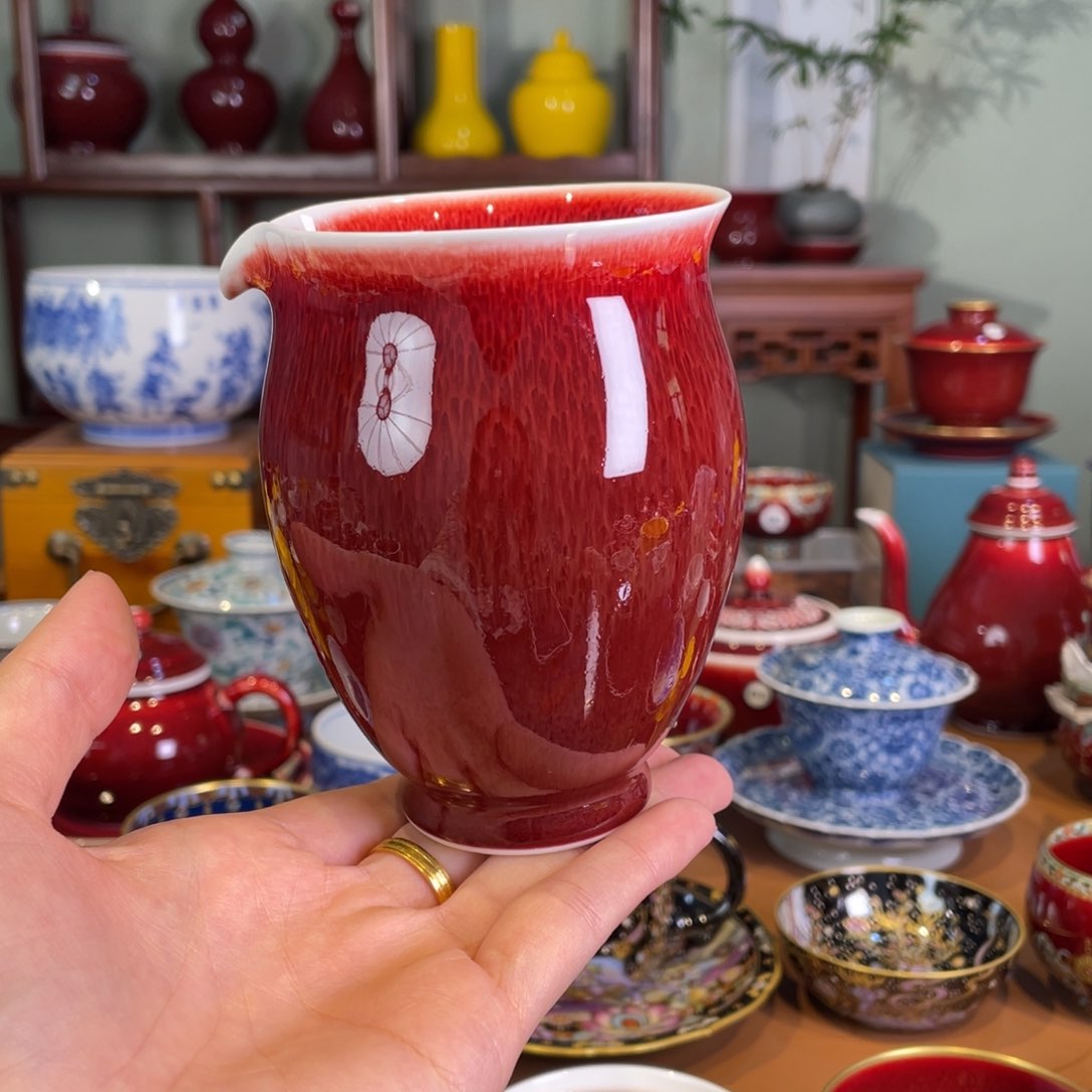 清欢雅玩原矿郎红福利公道杯