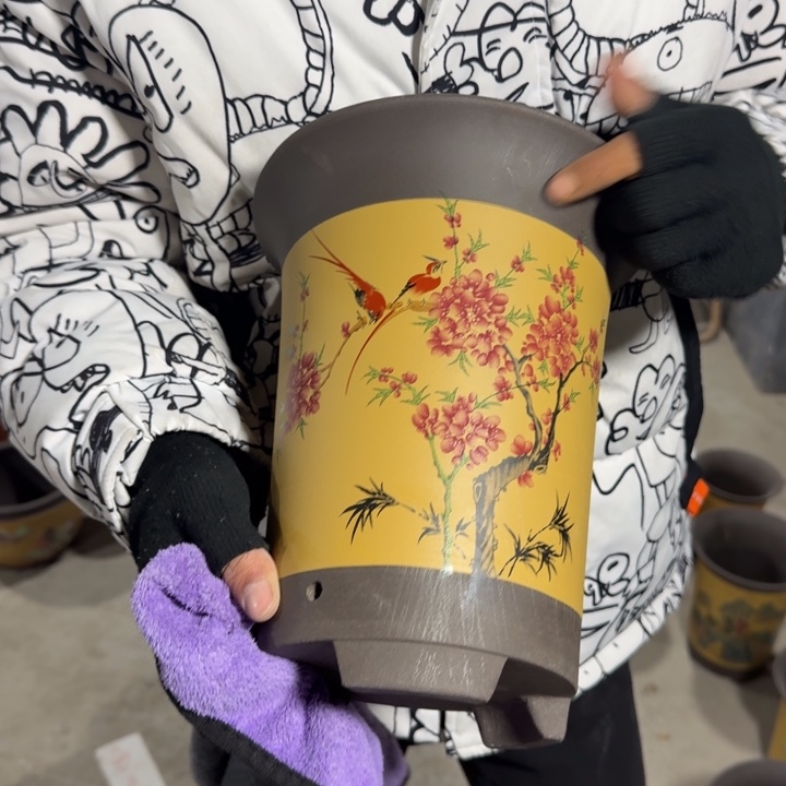 紫砂花盆紫砂花盆口径21/26